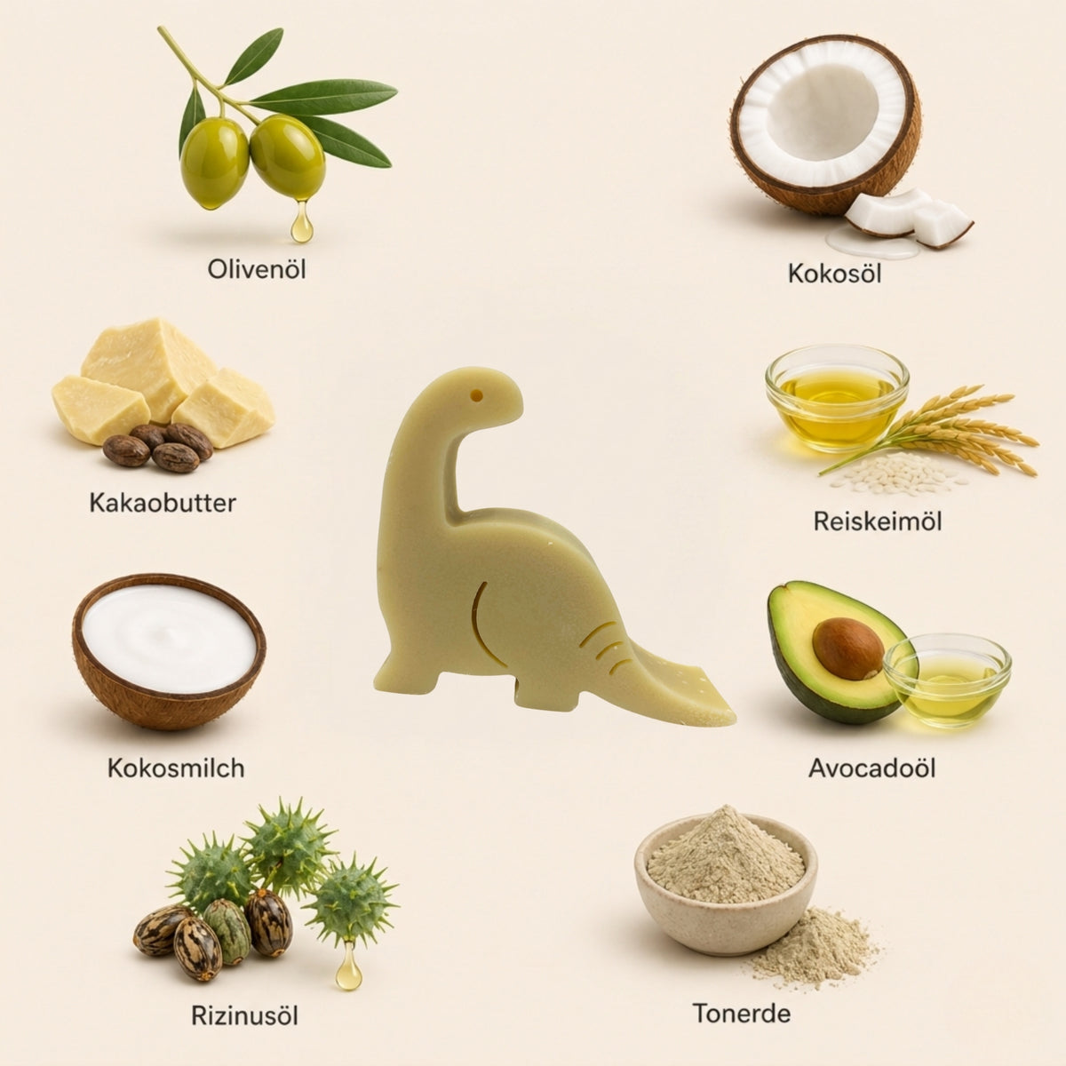 DINOSAURIER SEIFE I BRACHIOSAURUS