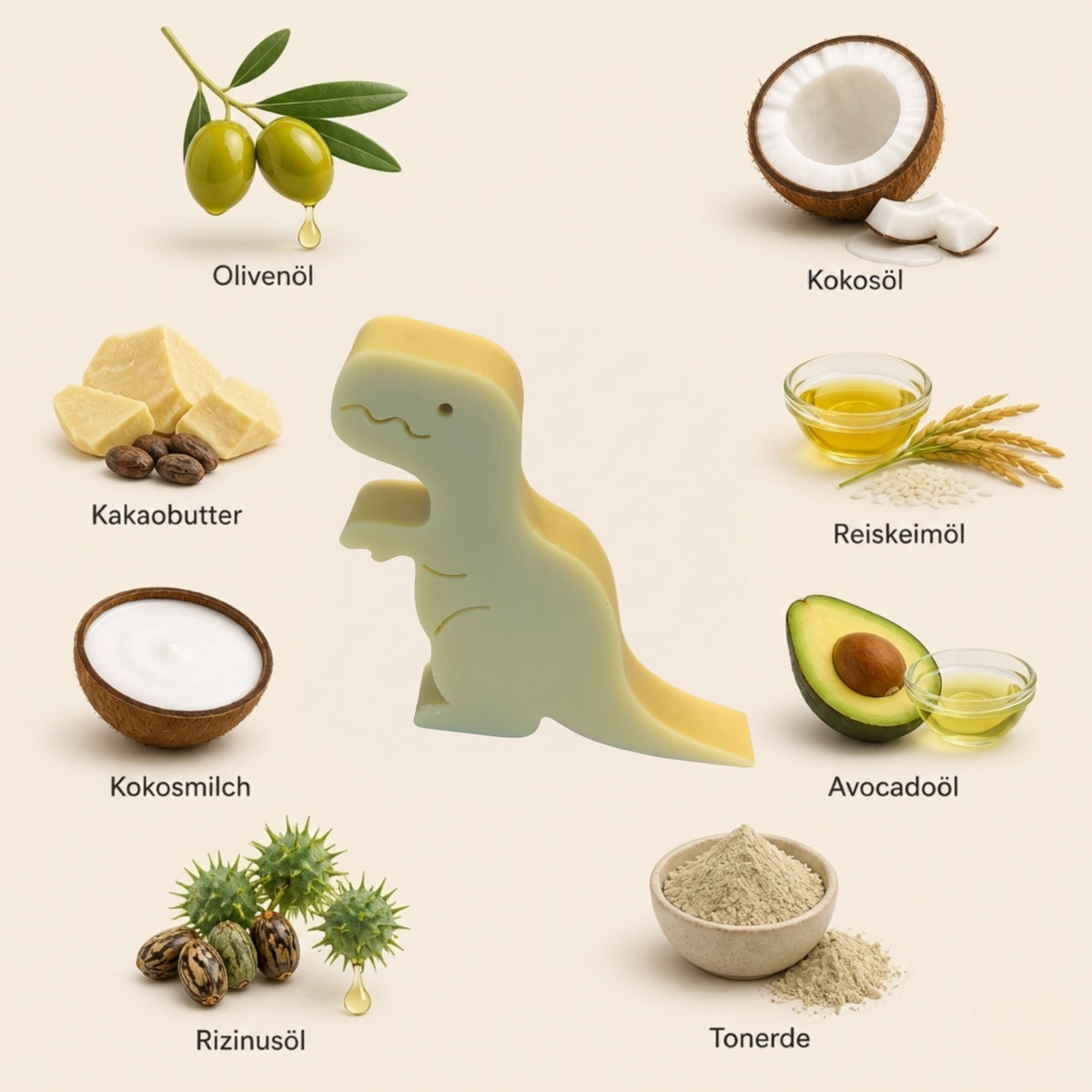 DINOSAURIER SEIFE I T-REX