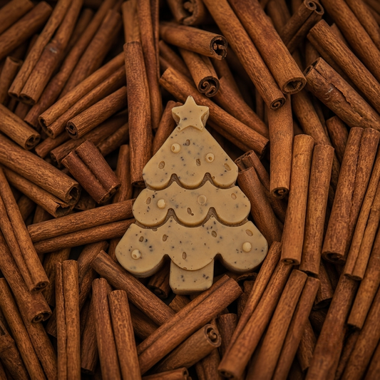 CHRISTMAS SOAP CINNAMON | NATURAL FIR-TREE SHAPED SOAP